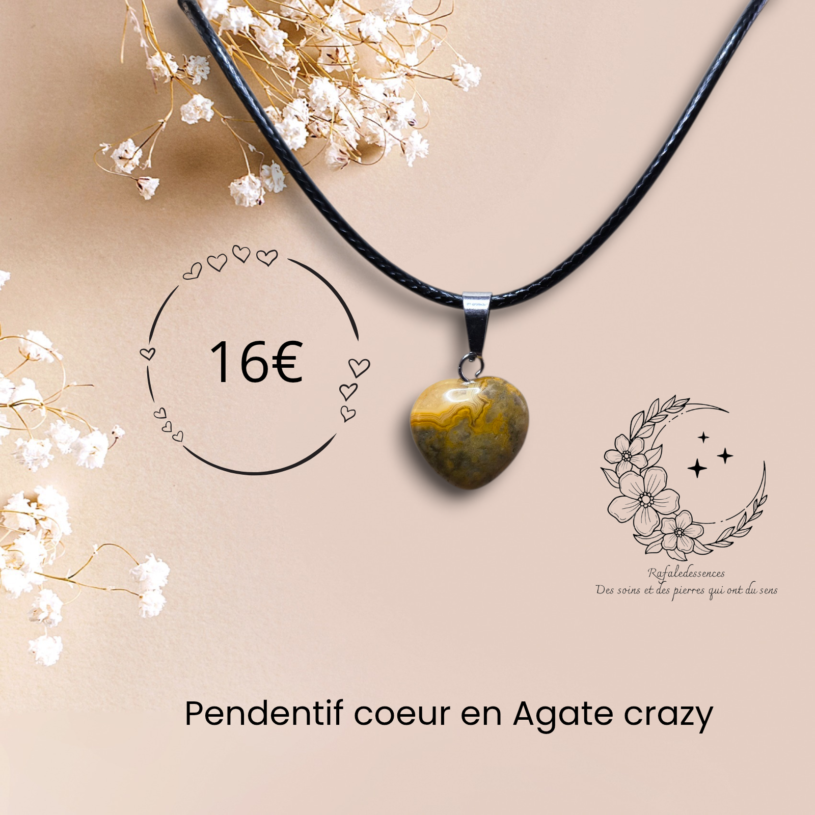 Pendentif Cœur Énergie & Originalité