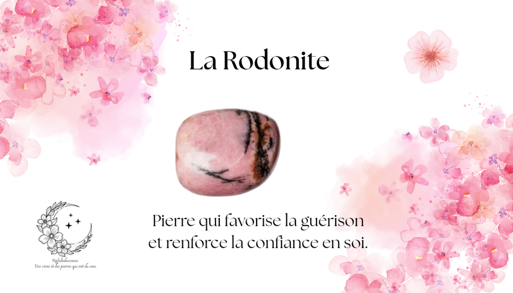 Boucles d’oreilles pendantes argentées cœur rhodonite – Bijou en pierre naturelle