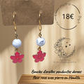 Boucles d’oreilles pendantes – Douceur et apaisement