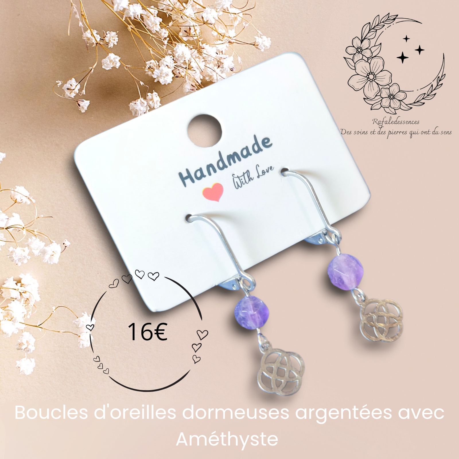 Boucles d’oreilles dormeuses – Harmonie et spiritualité