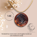 Pendentif naturel et Élégant