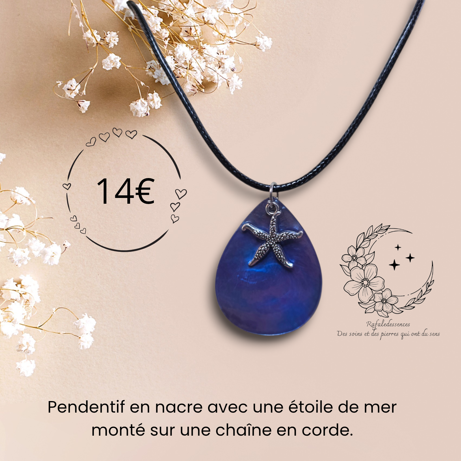 Pendentif étoile de mer
